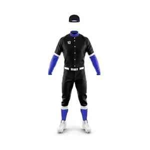 Concevez vos propres uniformes de baseball et de softball de rêve, 100 % polyester, uniforme de baseball très vendu, uniforme de baseball de haute qualité - Product Image 6