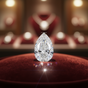 Diamant en forme de poire cultivé en laboratoire certifié IGI, 15,04 carats, qualité VVS2, diamants en vrac - Product Image 3