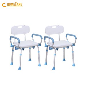 เก้าอี้อาบน้ำสำหรับผู้พิการในโรงพยาบาลสีขาวสีน้ำเงินทนทาน - Product Image 2