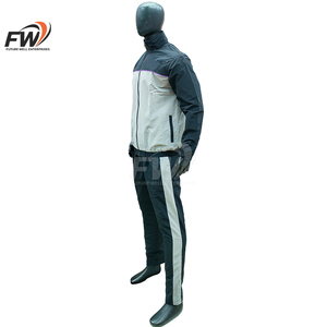 ชุดวอร์มกันลมไนลอนผู้ชายขายดีที่สุด แบบสั่งทำ OEM ODM ไซส์ใหญ่ ซิปแบบรูดขึ้น ผ้าโพลีเอสเตอร์ ผู้ผลิตชุดกีฬา - Product Image 2