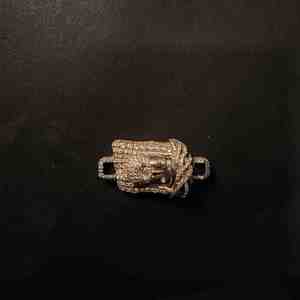 Pendentif Hip Hop Jésus avec diamant de laboratoire 2 carats en acier inoxydable unisexe pour toutes les occasions - Product Image 4