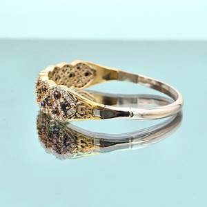 Black Onyx 925 Sterling <b>Silver</b> 14K Gold Plated <b>Bracelet</b> Adjustable <b>Cuff</b> Natural Gemstone Jewelry Elegant Gift For Women - Product Image 5