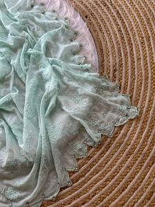 คอลเลกชันผ้าส่าหรีใหม่สุดพิเศษ ผ้าไหมอินเดียสำหรับงานแต่งงาน พร้อมงานปักมือและเสื้อส่าหรีเย็บสำเร็จ ราคาประหยัดสำหรับผู้หญิง - Product Image 2