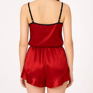 Conjunto de Lencería Sexy y Elegante para Mujer, Top Corto de Satén Transpirable - Product Image 1