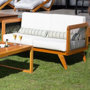 Juego de Sofás de Madera de Teca Premium para Exteriores - Muebles Modernos para Jardín y Patio de Fabricante Indonesio - Product Image 2