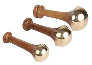 Bâton de massage ayurvédique Kansa à bas prix pour le visage, le corps, la thérapie et les soins de beauté naturels - Product Image 3