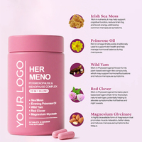 Capsules d'équilibre hormonal 12 en 1, vitamine B6 B12, huile d'onagre, soutien à la périménopause et à la ménopause, complément alimentaire naturel