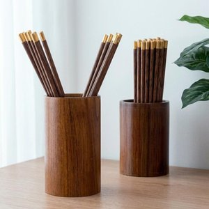 Support Minimaliste en Bois Naturel pour Baguettes et Cuillères – Décoration de Table et Organisateur Simple pour Restaurant - Product Image 2