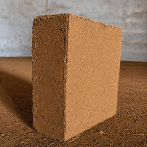 High EC 5Kg Coconut <b>Coir</b> <b>Block</b> Animal Bedding Biodegradable Eco-Friendly Palletized Shrink Wrapped Bulk Export Tamil Nadu India - Product Image 1