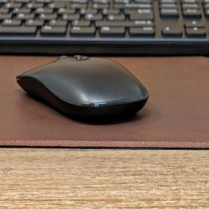 Handmade Real Leather Mouse <b>Pad</b> Anti Slip Suede Base Desk Mat Personalized Executive <b>Writing</b> <b>Pad</b> for Computer LMP-0001 - Product Image 6