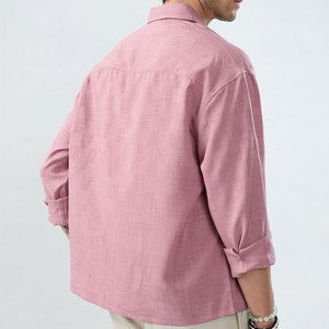 OEM Wholesale High Quality Custom Material Flannel <b>Shirt</b> Casual Long Sleeve Men <b>Shirt</b> Oversized <b>Plaid</b> <b>Shirts</b> - Product Image 3