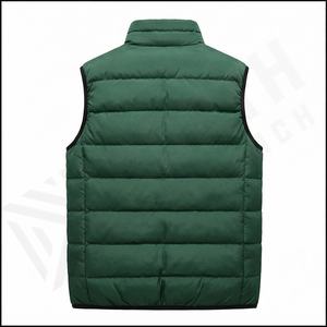 Chaleco acolchado de nailon transpirable de alta calidad para hombre, chaqueta impermeable de invierno, ropa exterior de talla grande a prueba de viento para uso seguro para hombre - Product Image 3