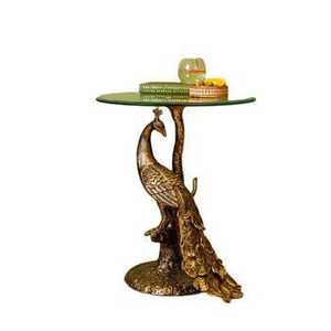 Modern Nesting Coffee <b>Table</b> Set 2 Piece Gold Metal Frame White <b>Marble</b> Top Round <b>Side</b> <b>Tables</b> For Living Room Luxury Furniture - Product Image 6