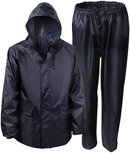 Rain Suit Premium Outdoor Waterproof Suit Breathable Windproof Hooded Rainwear OEM Wholesale - Product Image 1