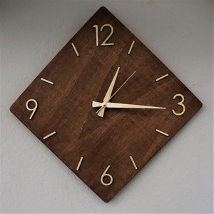 Decoración Escandinava Minimalista, Reloj de Pared de Madera Moderno de Mediados de Siglo, Reloj Rústico de Madera Reciclada con Arte Geométrico, Estilo Bauhaus - Product Image 5