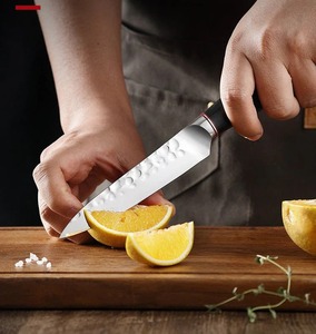 Custom Handmade Seven-Piece Chef <b>Set</b> Damascus Steel Blades 3.9in Blade Length Straight Edge Ambidextrous <b>Sharp</b> Durable Wooden - Product Image 3