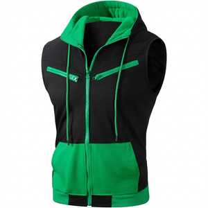 Sudadera sin Mangas para Hombre, Algodón Premium, Ropa Deportiva para Fitness, Fabricante, Marca Privada, Venta al Por Mayor, Sudadera para Hombre - Product Image 2
