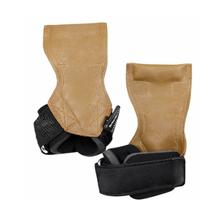 Agarraderas de Gimnasia de Cuero Personalizadas para Dominadas, Levantamiento de Pesas, Cross Training, Kettlebell, Venta al Por Mayor OEM - Product Image 1