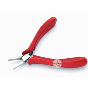 Pince à bec plat en acier inoxydable pour la placage de bijoux, le bricolage et la fabrication de bracelets - Product Image 2