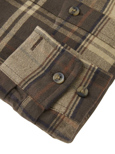 Chemise à carreaux en coton décontractée à manches longues, matière respirante et confortable pour les activités de plein air, chemise en flanelle pour homme, qualité supérieure - Product Image 5