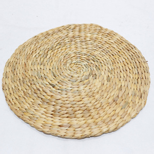 Set de table rond en jacinthe d'eau, design rustique écologique, tressé, résistant à la chaleur, épaisseur 10 mm, diamètre 350 mm - Product Image 5