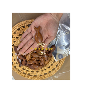 Handmade Many styles Wooden Mini Fish Wooden Fish SEA CREATURES for DIY <b>Craft</b> Vietchoice - Product Image 1