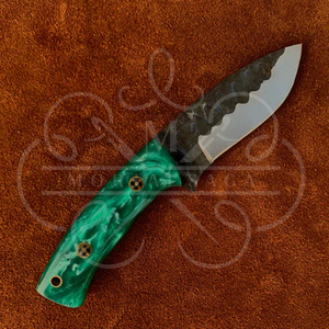Cuchillo de desollar de acero CORBAN de alta calidad, hecho a mano, con mango <span class=keywords><strong>REZON</strong></span> - Product Image 3