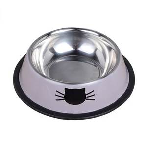 Bol pour chien en acier inoxydable écologique avec design robuste pour servir des croquettes sèches, de la nourriture humide, de l'eau fraîche et des repas faits maison pour animaux de compagnie - Product Image 1