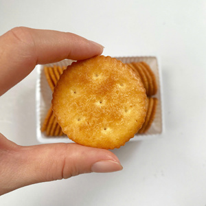 ODM Available Vietnamese Factory Direct Unique Flavor Coconut Crispy Coconut Crackers Sweet 160g Round Snack - Product Image 4
