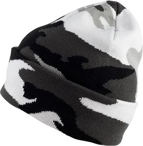 Gorro de invierno unisex, diseño de logotipo personalizado, Material de Jacquard suave, gorro de punto de lana 100% para playa y viajes, marca OEM - Product Image 1