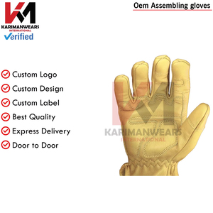 Working Gloves Heavy Duty Protection Gloves Anti <b>Slip</b> Grip for Warehouse Construction OEM Bulk - Product Image 2