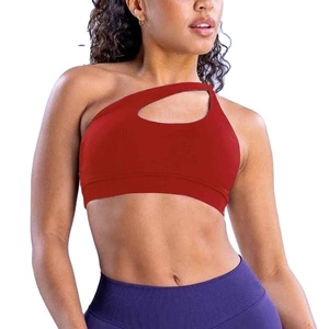 สปอร์ตบราของผู้หญิงผ้าไนลอนสแปนเด็กซ์สะพายไหล่2025ใหม่ - Product Image 1