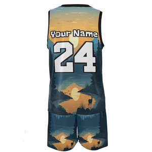 Ensemble Maillot et Short de Basketball Léger Personnalisable pour Équipes – Vente en Gros Fabricant - Product Image 3
