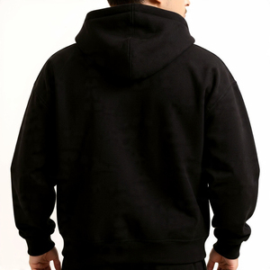 Nouvel ensemble de survêtement 2 pièces pour homme, coupe oversize, en tissu épais, effet délavé vintage, comprenant un sweat à capuche et un pantalon de jogging, style streetwear, avec logo personnalisé - Product Image 4