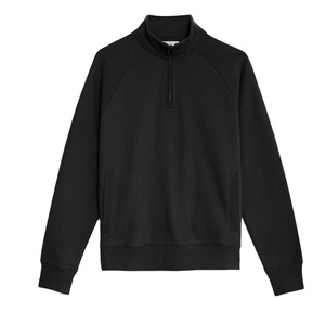 Sweat-shirts d'hiver pour hommes à demi-zip, coupe classique, très confortables, ajustables, en polaire de haute qualité, vente chaude, meilleur prix - Product Image 1