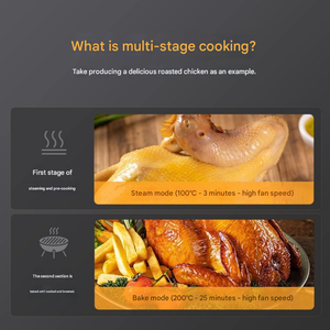 Horno Combinado <span class=keywords><strong>de</strong></span> Grado Comercial con Control <span class=keywords><strong>de</strong></span> Humedad para Panadería y Restaurante - Product Image 5