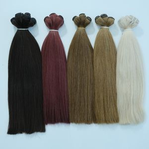 Meilleur 100% Raw Humain Vietnamien Remy Extensions de Cheveux Naturel Droit Doux Soyeux Machine Plat Trame 100g - Product Image 1