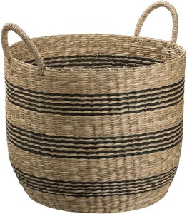 Juego de 3 cestas de mimbre marino para la habitación, cestas de almacenamiento hechas a mano, venta al por mayor, ecológicas, hechas en Vietnam - Product Image 2