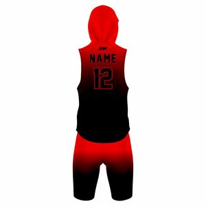 Tenues de football 7 contre 7 pour adultes, 100 % polyester, grandes tailles, respirantes, avec drapeau, service OEM ODM, ensembles d'uniformes personnalisés pour équipes 7v7 - Product Image 5