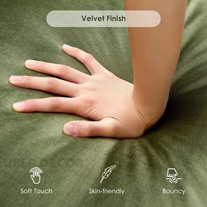 โซฟา 3 ที่นั่ง รุ่นมาดริด 78 นิ้ว สไตล์โมเดิร์น หุ้มผ้าบุแบบกระดุม  พนักพิงโค้ง ขาไม้สีทอง สำหรับห้องนั่งเล่น รุ่น 44452g มีสินค้าในสต็อก - Product Image 4