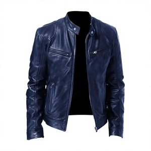 Chaqueta de Cuero Unisex Estilo Piloto, Impermeable, Cortavientos, Personalizable, Negra, Informal, para Primavera, Otoño e Invierno - Product Image 6