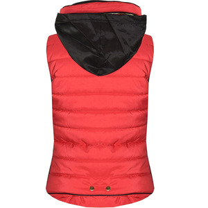 Gilet matelassé épais en coton pour femme, personnalisé, avec fermeture éclair, pour l'hiver, décontracté, vente en gros - Product Image 2