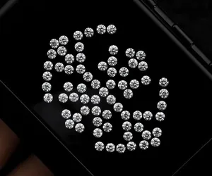 Diamantes Sueltos de 2.8mm, Color D, Claridad VVS, HPHT CVD, Corte Brillante Pequeño, Cultivados en Laboratorio, 5.80Ctw, 71 Piezas, Precio de Fábrica para Joyería Fina - Product Image 2