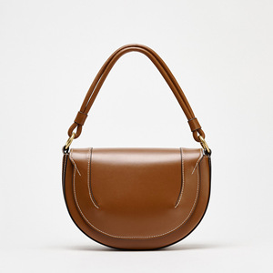 Solid Color Casual Fashionable Genuine Leather <b>Bag</b> Latest Style Customized Logo Print Waterproof Zipper Closure Large Capacity - Product Image 3
