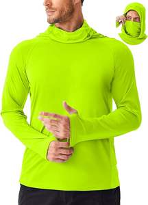 เสื้อฮู้ดตกปลาแบบยุทธวิธี UPF50+ ผ้าแห้งเร็ว ยืดหยุ่นได้ ผลิตจากผ้าสแปนเด็กซ์/โพลีเอสเตอร์ พิมพ์ลายด้วยเทคนิคการถ่ายเทความร้อน สำหรับทุกเพศ - Product Image 4