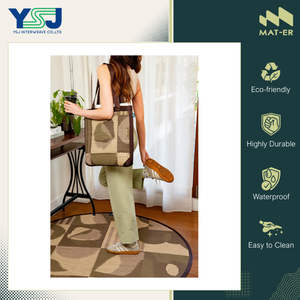 Tapis rond d'extérieur de qualité supérieure, design classique, imperméable, motif tapis, 100% polypropylène, prix d'usine - Product Image 4