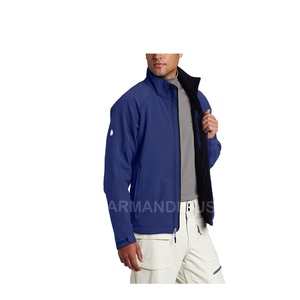 Manufacture New Winter Sports Wear Windbreaker Soft Shell <b>Jacket</b> in XL Hooded Plain Fabric with Custom Logo <b>Light</b> Feature - Product Image 1