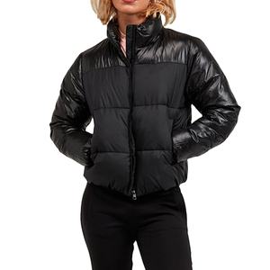 Custom Quilted Puffer <b>Jacket</b> for Women Outdoor Waterproof Hooded with Fur Lining Casual Winter Outerwear 2026 - Product Image 2