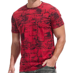 Camisetas de Hombre de Alta Calidad, 100% Algodón, Venta al Por Mayor, Sublimación Personalizada, Tejido Ligero Teñido Liso, Camisetas con Impresión - Product Image 5