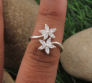 Wholesale 925 Sterling Silver Plated <b>Ring</b> Marquise Cut Cubic Zirconia Band <b>Dainty</b> CZ Engagement <b>Ring</b> for Women - Product Image 1